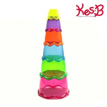 [캐스비] 캐스B플레이 웨이브 컵쌓기 6pcs