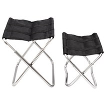 스마일데이 두랄루민 휴대용 접이식 등산 낚시 캠핑 의자, 소형