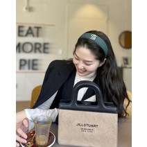 22SS [류이서착장][PAPER 22] 브라운 핸들 포인트 미니토트백 JABA2E710W2