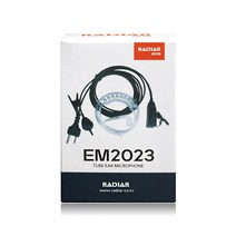 윈어텍 NXP-480용 라디아 EM2023 경호 이어마이크 D타입 무전기 튜브형 이어폰 무전기이어폰 이니어 리시버 / 투명튜브 포함 / 무통증
