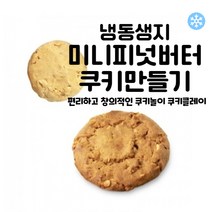 마리네빵공장 토이 쿠키만들기 미니 피넛버터쿠키 납품 냉동생지 결혼 답례품 18g x 25개입