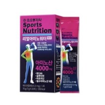 코오롱 리얼아미노워터 체리맛 아미노산 보충 음료, 7g, 42개