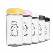 아조아닷컴 베어보틀(Happy)350ml 1개, 5.블랙캡-베어보틀-1개