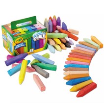 크레욜라 초크 48색 물세척 분필 Crayola Chalk