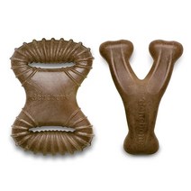 Benebone Tiny 2팩 강아지 츄잉 장난감 미국산 리얼 베이컨 맛 스몰, REAL Bacon