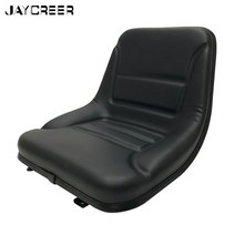 지게차 부품 조정 가능한 슬라이딩 트랙이 있는 jaycreer 범용 kubota 트랙터 시트 굴착기 지게차 스키드 로더용 서스펜션 시트, 없음