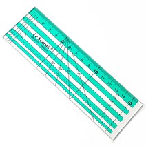 행복한다이세상 고급 투톤시접자 형광시접자 모음 퀼트자 재단자 제도용자, 02. 투톤시접자 5x15cm