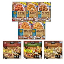 오뚜기 ottogi 콘크러스트피자 3종 오즈키친 치킨 5종, 페페로니디럭스_마늘간장치킨