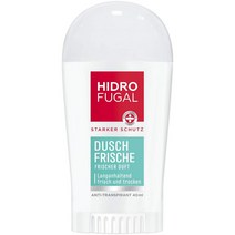 (4팩)Hidrofugal 독일 하이드로퓨갈 데오드란트스틱 40ml
