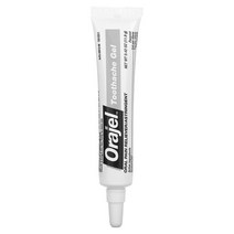 Orajel 오라젤 인스턴트 통증 완화 젤 약용 치약 & 검 3배 효능 11.9g(0.42oz), 10개