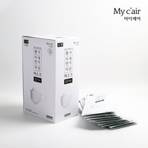 마이케어 황사 미세먼지 방역마스크 KF94 (대형/소형) 화이트 (30개), KF94 화이트 (30개)_소형