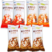상하키친 브리또 부리또 또띠아롤 2+2+3 불고기 마요 칠리 치즈 포테이토 로제 치킨 냉동, 불고기마요3+로제치킨2+칠리치즈포테이토2