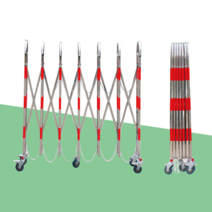 접이식 스틸 바리게이트 안전 펜스 휀스 대문 가이드라인 노랑 3.1M, 5M x H 1100, 02. 접이식 스텐 바리게이트, 1개, 혼합색상