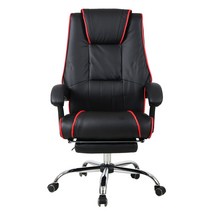 오피스엔홈 업그레이드 리무진 침대형의자 사무용의자 중역의자 대량납품가능, 레드블랙