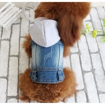봄데님 개 조끼 Shih Tzu 작은 옷 요크셔 테리어 강아지 청바지 자켓 치와와 의류 고양이, 06 cotton hat_02 S