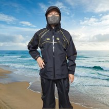 40년경력장인제작 바다낚시복 고어텍스 낚시복 상하세트, L, 화이트라인