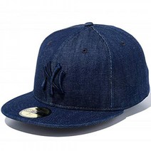 (뉴 에라) NEW ERA 모자 59FIFTY MLB 뉴욕 양키스 인디고 데님 7 1/2 약 59.6cm