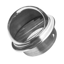 스테인레스 스틸 벽 천장 에어 벤트 덕트 환기 배기 그릴 커버 배출구 난방 냉각 및 캡 100mm 150mm, 1.15mm