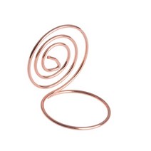 유화 캔버스 액자 틀 외부 액자프레임 1 pc 로맨틱 하트 링 모양 금속 사진 클립, style1-1pc 로즈 골드