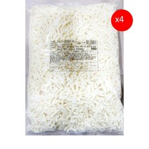 피자치즈(킹스코 하모니U 모짜렐라100프로 2.5k) 4개 모짜렐라치즈 피자재료 체다치즈