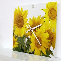 tm537-하늘과해바라기_인테리어벽시계, 1.원형