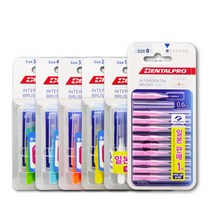 일본 잭스 덴탈프로 치간칫솔 I형 10p, 덴탈프로 치간칫솔 I형 10p 1.5mm(L), 5개, 10개