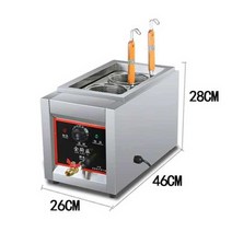 업소용 전기 해면기 면삶는 기계 우동 국수 라멘 면, 2구 쿠커 수입 EGO 온도 조절 2KW