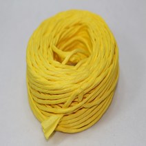 지끈나라 친환경 칼라지끈(4mm40m), 연노랑색