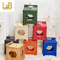 FQG136800라인앤블루 폴딩 플라스틱 접이식의자 폴딩 플라스틱 접이식의자/접이식식탁의자/휴대용의자/접이식간이의자/접는의자/접이식낚시의자/미니폴딩의자/간편의자, 오렌지