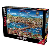 Anatolian 퍼즐 - 이스탄불 1895 3000피스 직소 퍼즐 4921 멀티컬러 표준 [관부가세 포함] 277085