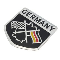 수입차 부품 금속 3D 독일 국기 배지 엠 블 럼 Deutsch 자동차 스티커 데 칼 그릴 범퍼 도어 창 바디 장식, 03 Type3