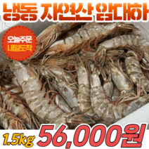 [당일출고] 국내산 냉동 자연산 암대하 25마리 내외 1.5kg, 1개