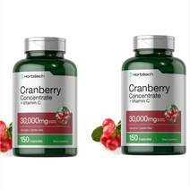 Horbaach Triple Strength Cranberry Concentrate 호바흐 크랜베리 컨센트레이트 농축액 150캡슐 2팩