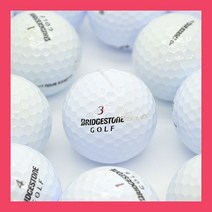 브리지스톤 화이트 로스트볼 A-급 10알w, 10개, 10개