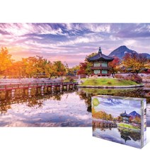퍼즐피플 풍경 국내 랜드마크 1000피스 직소퍼즐, 아름다운 향원정의석양 1000P, 퍼즐유액 포함, 1000p