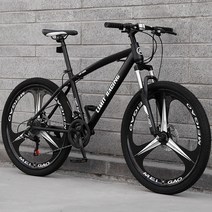 케이스타 MTB 입문 출퇴근 산악자전거 학생자전거 24인치 26인치 해왜직구 구매대행, 3사슬/24인치, 27변속, 레드