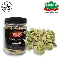 EZEE Green Cardamon (Elaichi) 80g 그린 카다몬 (향신료), 1pc