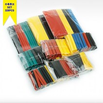 내열성 열수축 튜브 328pcs 세트 전선 절연 전기 필름, 상세페이지 참조