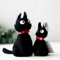 마녀배달부 키키의 검정색고양이 지지 장식용 고양이인형 지브리히 정품