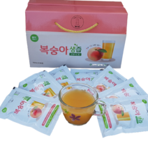 맛과 향이 살아있는 프리미엄 햇사레복숭아즙 100ml*30포