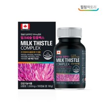 힐링팩토리 밀크씨슬 컴플렉스 180 캡슐 8중 복합 기능성 간 건강 활력 실리마린 130mg 아연 엽산 비타민 A B1 B2 B6 B12 토마토 추출물 호박씨유 캐나다산, 180정, 1개