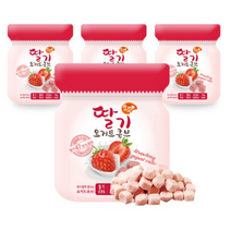 짱죽 딸기 요거트큐브 간식, 4개입