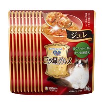 미쓰보시 쥬레참치가다랑어포 고양이간식 10개