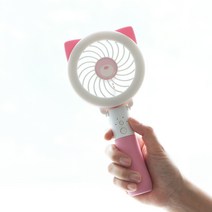 LED 동물모양 핸디형 선풍기(민트강아지) 미니선풍기, 민트, LED 동물모양 핸디형 선풍기-민트-강아지