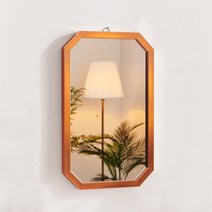 이프자인 블링 팔각 인테리어 벽거울 S, 로즈골드