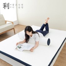 아리아 라텍스 바디필로우+겉커버, 모던그레이