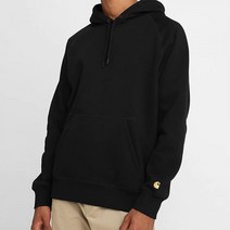 칼하트WIP (I015897) HOODED CHASE SWEATSHIRT-BLKGO