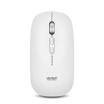 FOR LG C타입 충전식 저소음 무선 마우스 LGA-MARK7, 화이트