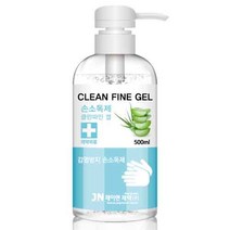 제이앤제약 클린파인겔 손소독제 500ml, 8개