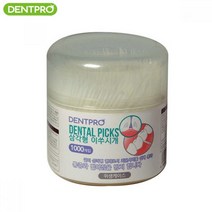 덴트프로 삼각형이쑤시개 1000p 케이스, 상세페이지표기